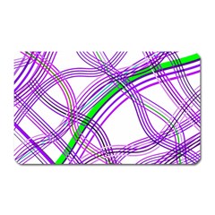 Form Background Drawing Design Magnet (rectangular) by Wegoenart