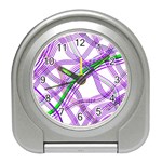 Form Background Drawing Design Travel Alarm Clock Front