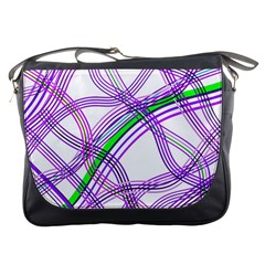 Form Background Drawing Design Messenger Bag by Wegoenart