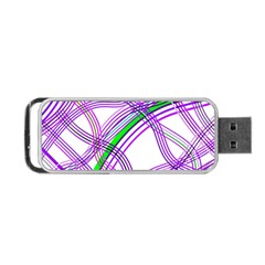 Form Background Drawing Design Portable Usb Flash (one Side) by Wegoenart