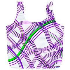 Form Background Drawing Design Full Print Recycle Bag (xl) by Wegoenart