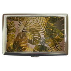 Nature Monstera Leaves Leaf Foliage Boho Style Cigarette Money Case