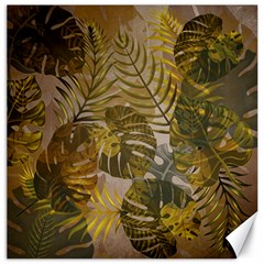 Nature Monstera Leaves Leaf Foliage Boho Style Canvas 12  x 12 