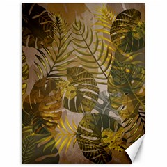 Nature Monstera Leaves Leaf Foliage Boho Style Canvas 12  x 16 