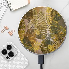 Nature Monstera Leaves Leaf Foliage Boho Style Wireless Charger