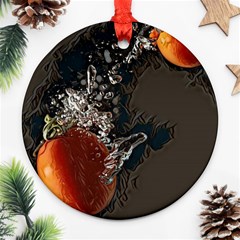 Fresh Water Tomatoes Ornament (round) by ConteMonfrey