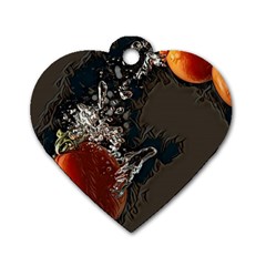 Fresh Water Tomatoes Dog Tag Heart (one Side) by ConteMonfrey