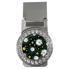 Background Pattern Texture Flower Money Clips (cz)  by Wegoenart