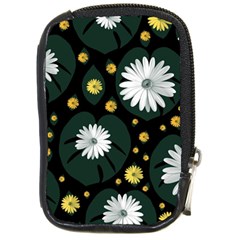 Background Pattern Texture Flower Compact Camera Leather Case by Wegoenart