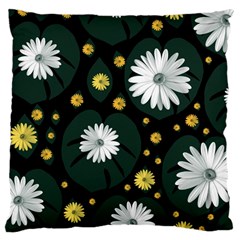 Background Pattern Texture Flower Large Cushion Case (one Side) by Wegoenart