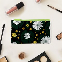 Background Pattern Texture Flower Cosmetic Bag (xs) by Wegoenart