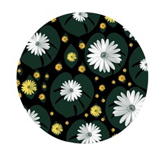 Background Pattern Texture Flower Mini Round Pill Box (pack Of 3) by Wegoenart