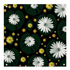 Background Pattern Texture Flower Banner And Sign 4  X 4 