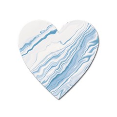 Marble Abstract Art Artistic Backdrop Heart Magnet by Wegoenart