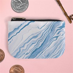 Marble Abstract Art Artistic Backdrop Mini Coin Purse by Wegoenart