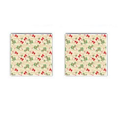 Christmas-paper Cufflinks (square) by nateshop