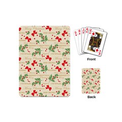 Christmas-paper Playing Cards Single Design (mini) by nateshop