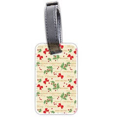 Christmas-paper Luggage Tag (two Sides) by nateshop