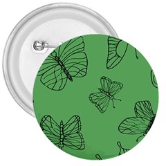 Green Nature Pattern 3  Buttons