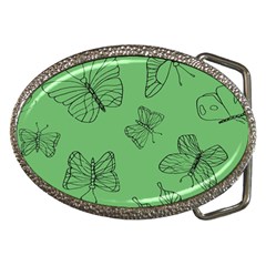 Green Nature Pattern Belt Buckles by Wegoenart