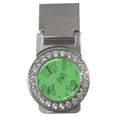 Green Nature Pattern Money Clips (CZ) 