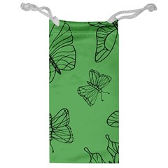 Green Nature Pattern Jewelry Bag