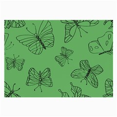 Green Nature Pattern Large Glasses Cloth (2 Sides)