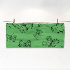 Green Nature Pattern Hand Towel