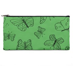 Green Nature Pattern Pencil Case