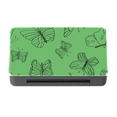 Green Nature Pattern Memory Card Reader With Cf by Wegoenart