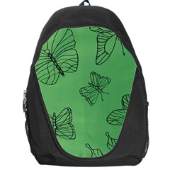 Green Nature Pattern Backpack Bag