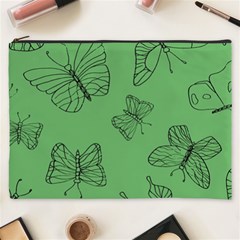 Green Nature Pattern Cosmetic Bag (XXXL)