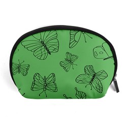 Green Nature Pattern Accessory Pouch (Large)