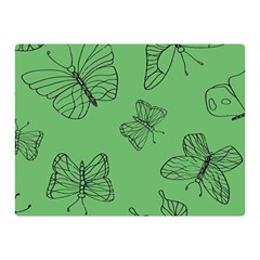 Green Nature Pattern Double Sided Flano Blanket (Mini) 