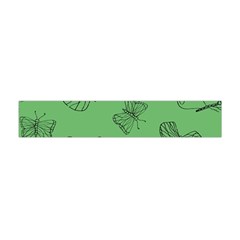 Green Nature Pattern Flano Scarf (Mini)