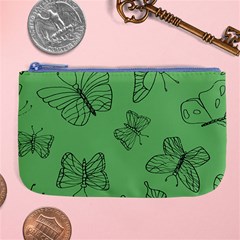 Green Nature Pattern Large Coin Purse