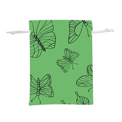 Green Nature Pattern Lightweight Drawstring Pouch (S)