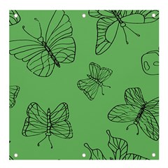 Green Nature Pattern Banner And Sign 4  X 4 