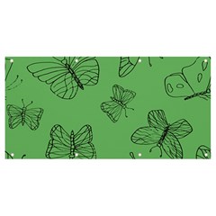 Green Nature Pattern Banner And Sign 8  X 4 