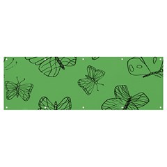 Green Nature Pattern Banner And Sign 12  X 4 