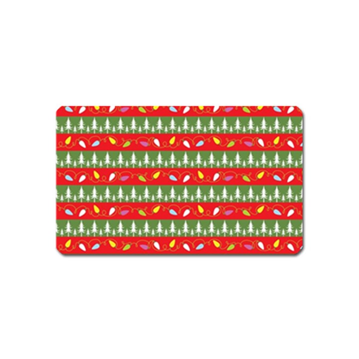 Christmas-papers Magnet (Name Card)