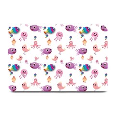 Fish Squid Bird Jellyfish Chicken Plate Mats by Wegoenart