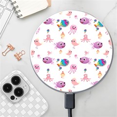 Fish Squid Bird Jellyfish Chicken Wireless Charger by Wegoenart