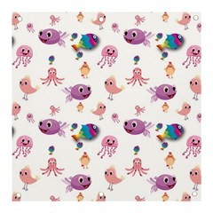 Fish Squid Bird Jellyfish Chicken Banner And Sign 3  X 3 