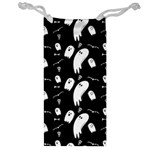 Ghost Background Halloween Jewelry Bag Front