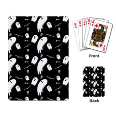 Ghost Background Halloween Playing Cards Single Design (rectangle) by Wegoenart