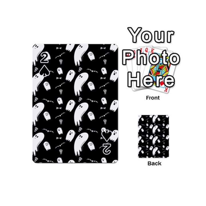 Ghost Background Halloween Playing Cards 54 Designs (Mini)