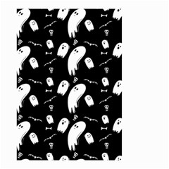 Ghost Background Halloween Small Garden Flag (two Sides) by Wegoenart