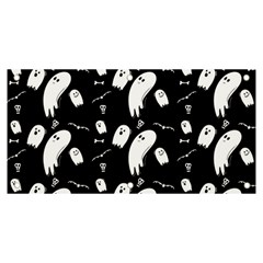 Ghost Background Halloween Banner And Sign 6  X 3  by Wegoenart