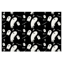 Ghost Background Halloween Banner And Sign 6  X 4  by Wegoenart